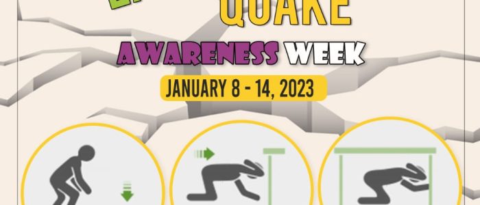 Earthquake Awareness Week 2023